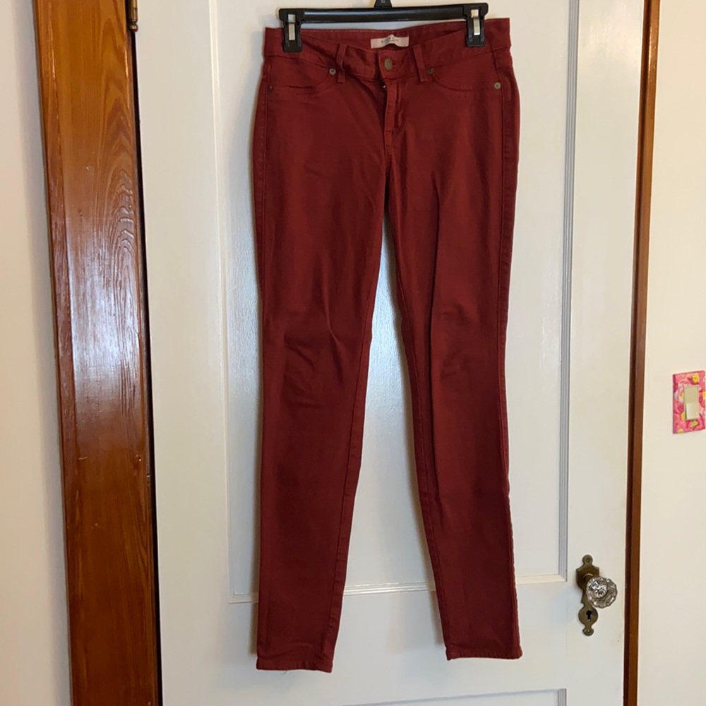 Rich and Skinny size 26 skinny Jean oxblood
